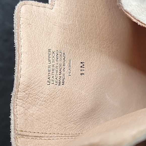 ANTONIO MELANI Ankle Boots Bootie Leather Suede Block Heel Shoes Size 11 - Picture 9 of 10